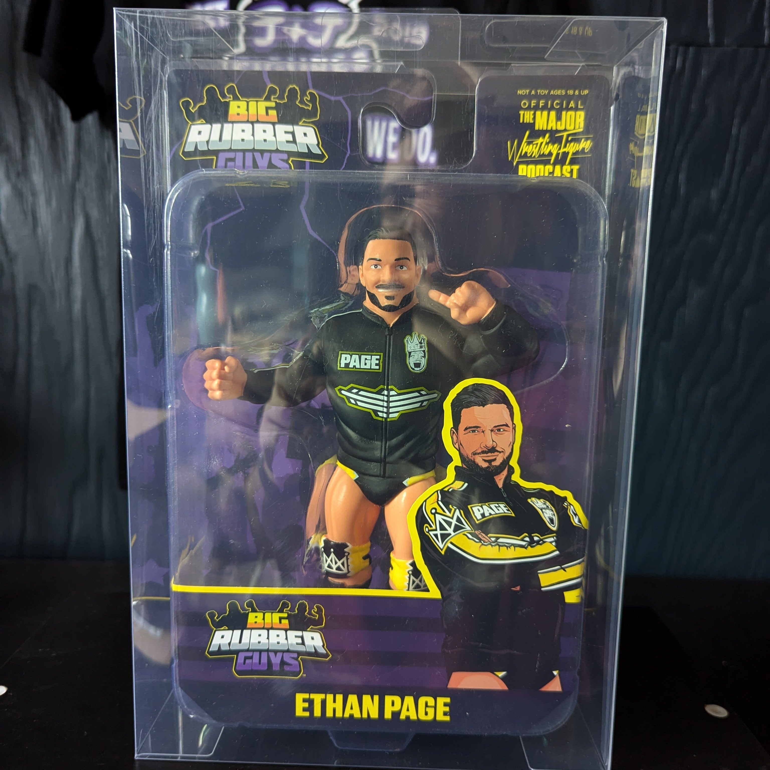 Major Wrestling Figure Podcast Big Rubber Guys 8 Ethan Page – J+J