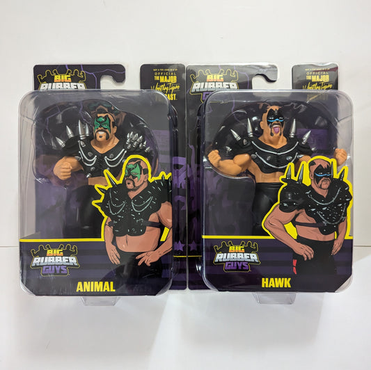 Major Wrestling Figure Podcast Big Rubber Guys 8 The Road Warriors (Animal & Hawk)