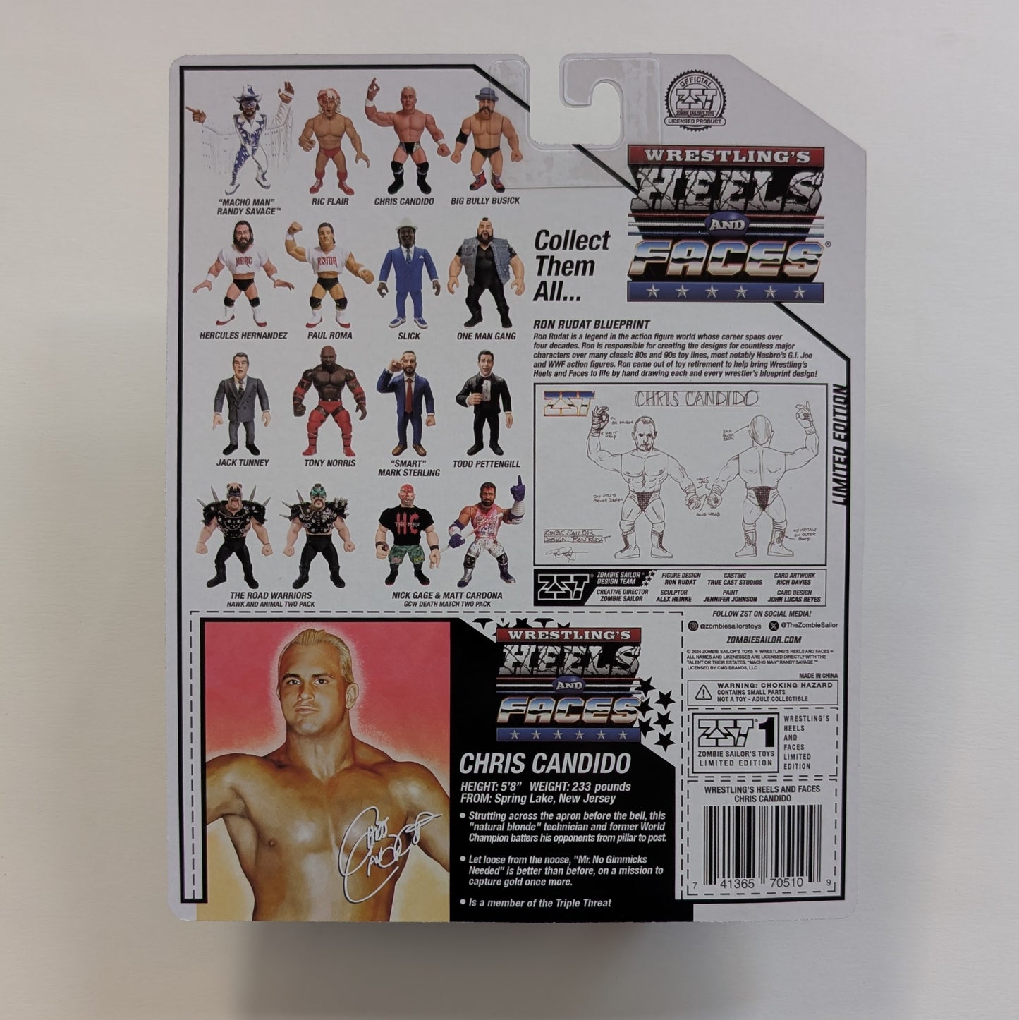 Zombie Sailor Heels & Faces 2024 SDCC Exclusive Chris Candido