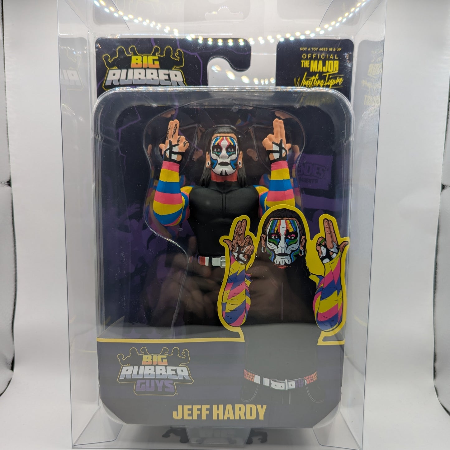 Major Big Rubber Guys 9 Bundle of 3 (Brawler, Harley Race, & Jeff Hardy)
