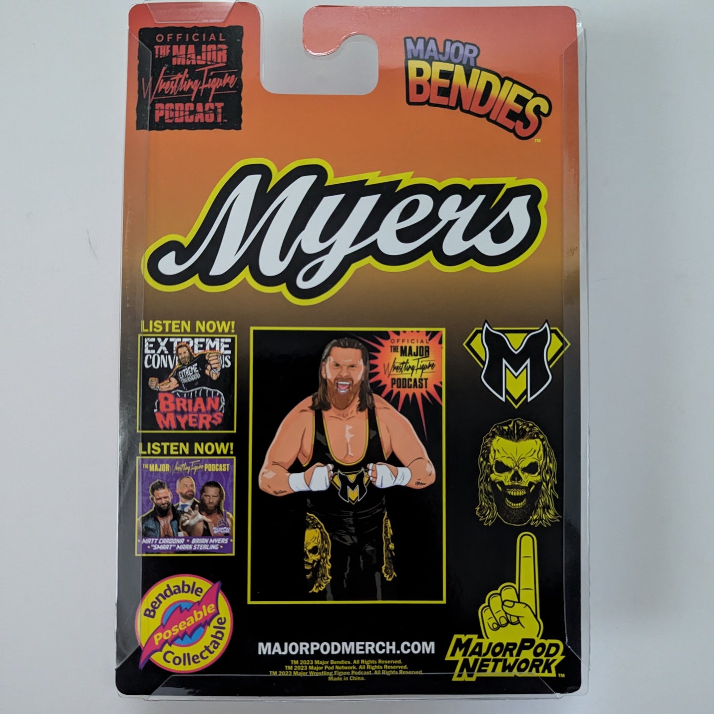 Collect Major Bendies - Merch Stand Exclusive Brian Myers