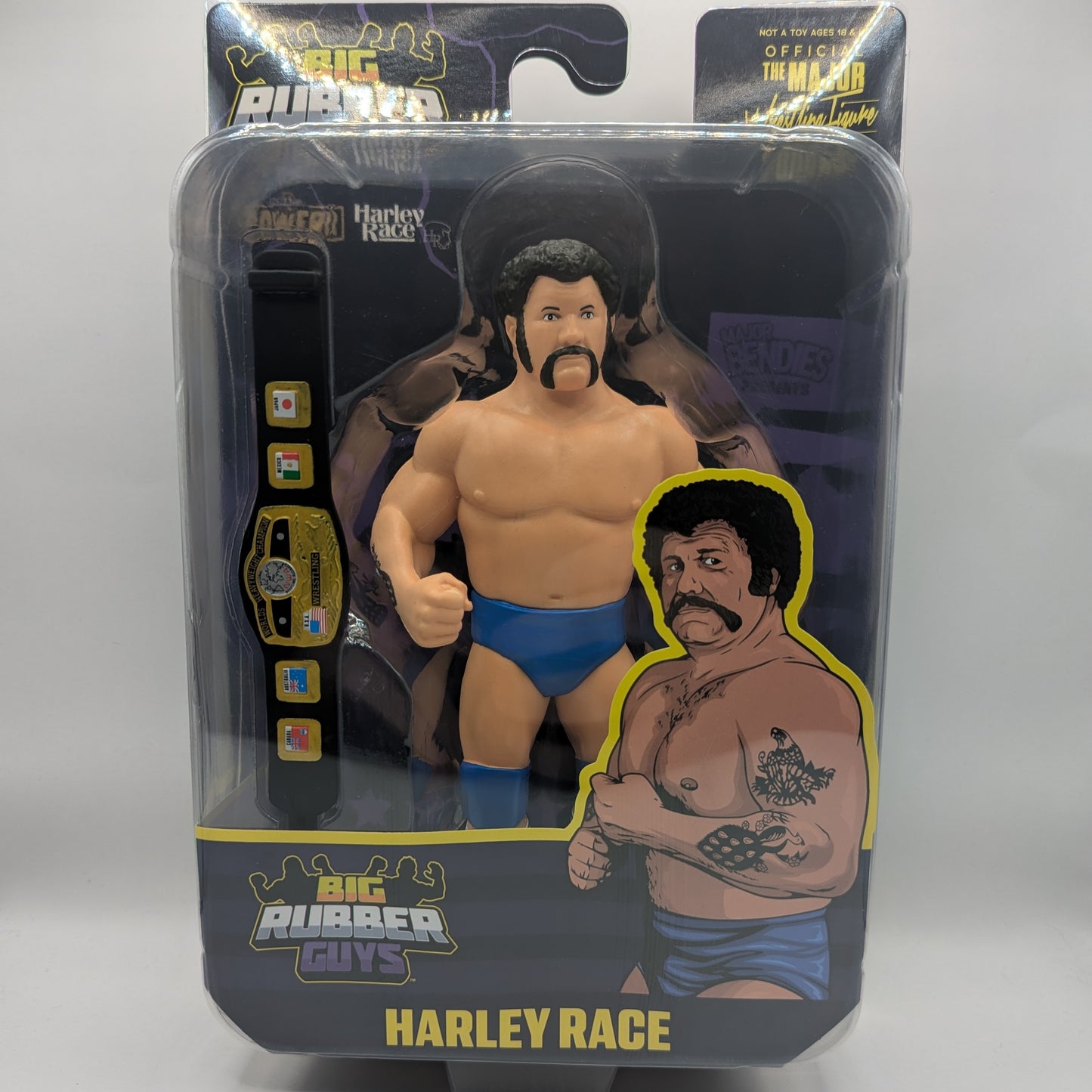 Major Big Rubber Guys 9 Bundle of 3 (Brawler, Harley Race, & Jeff Hardy)