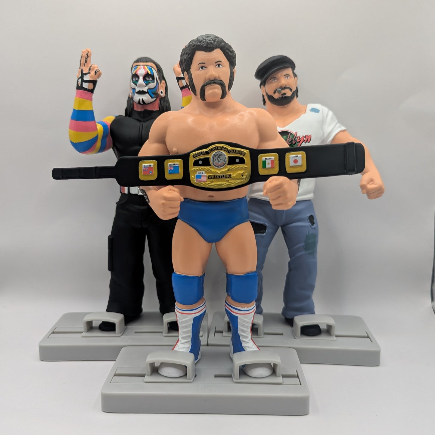 Major Big Rubber Guys 9 Bundle of 3 (Brawler, Harley Race, & Jeff Hardy)
