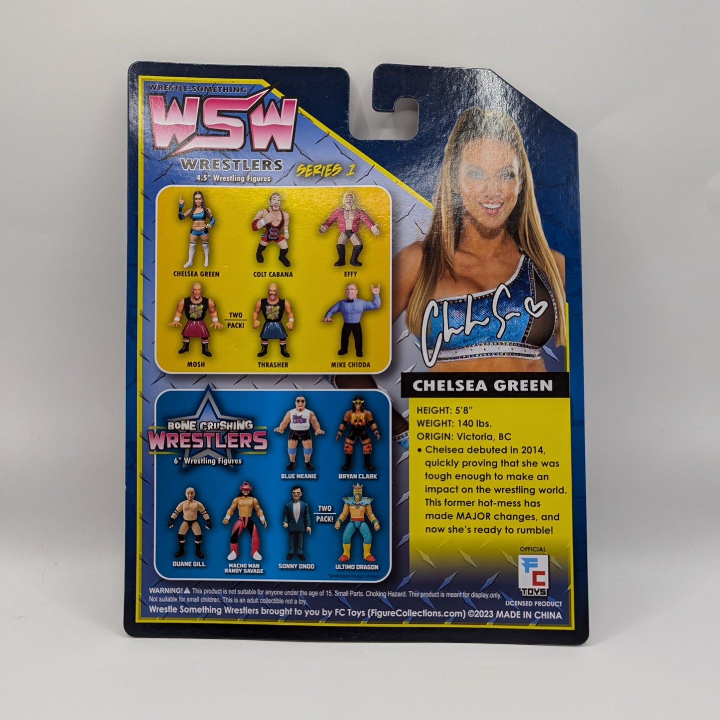 Figure Collections (FC) Wrestle Something Wrestlers 1 Chelsea Green