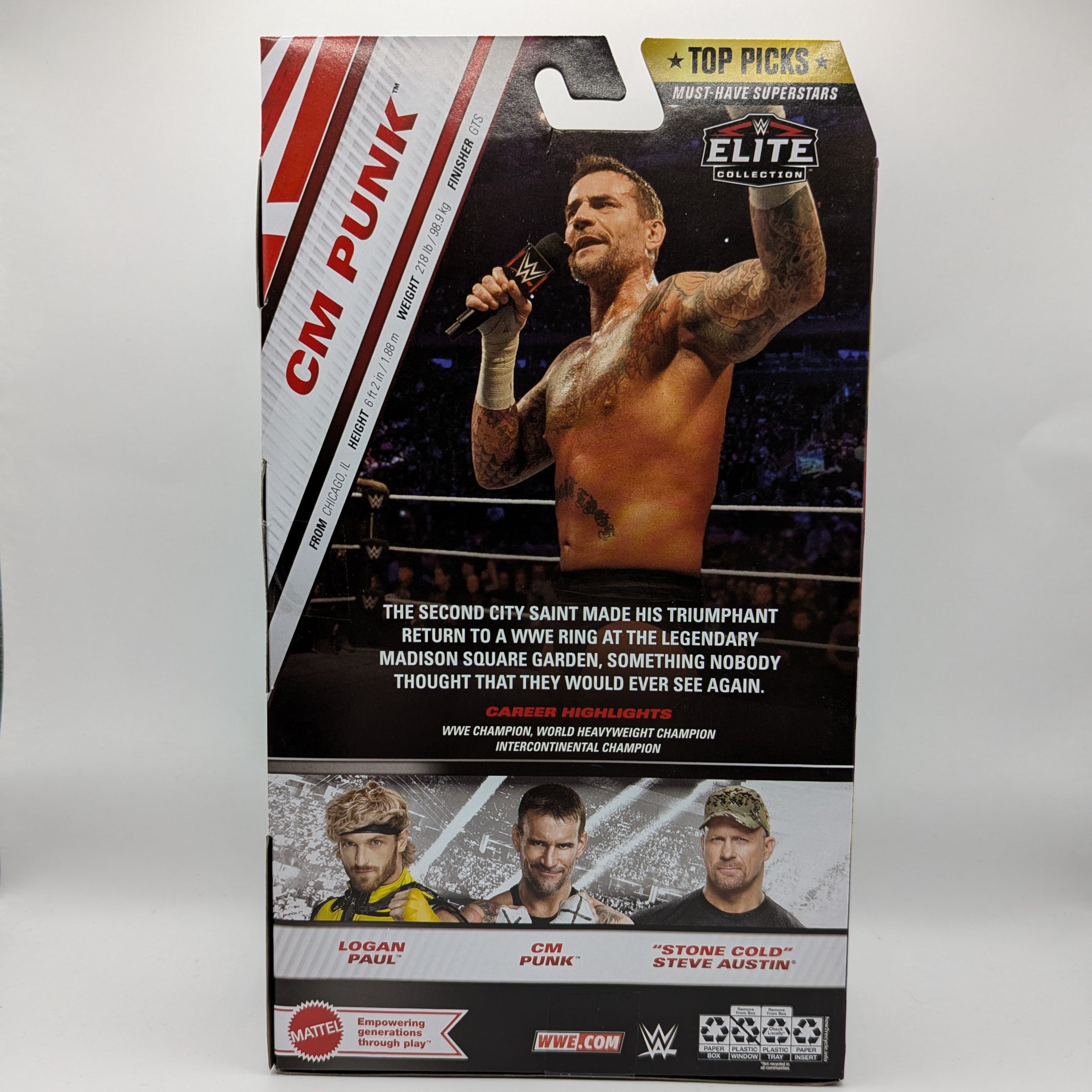 PUNK 25th セット Limited Edition Heels and Faces CM Punk (Pink Gear