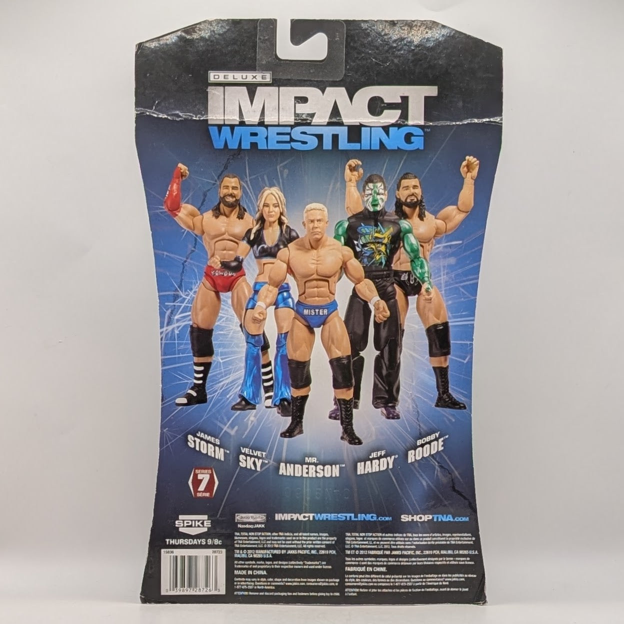TNA Jakks Deluxe Impact! 7 Jeff Hardy