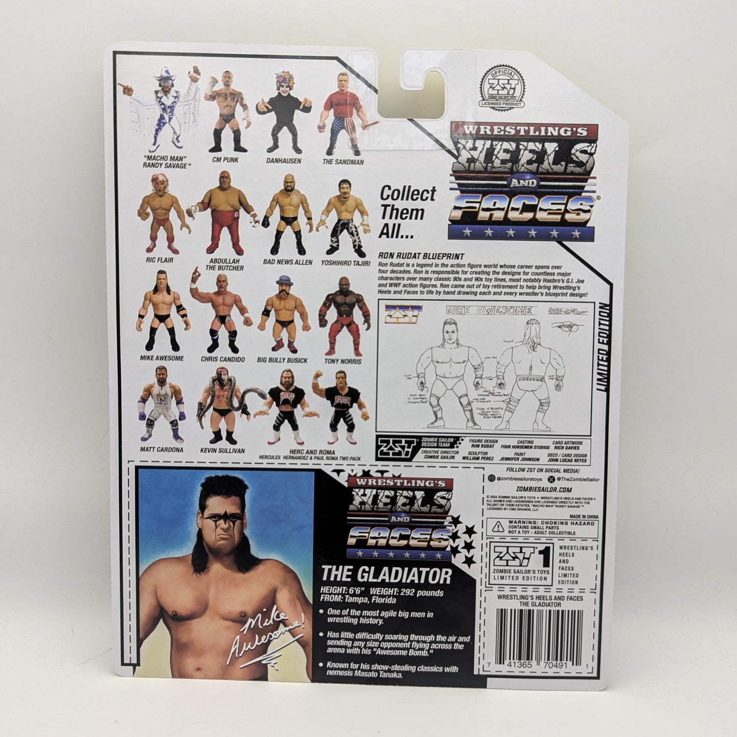 Zombie Sailor Toys 2025 Limited Edition The Gladiator (Mike Awesome)