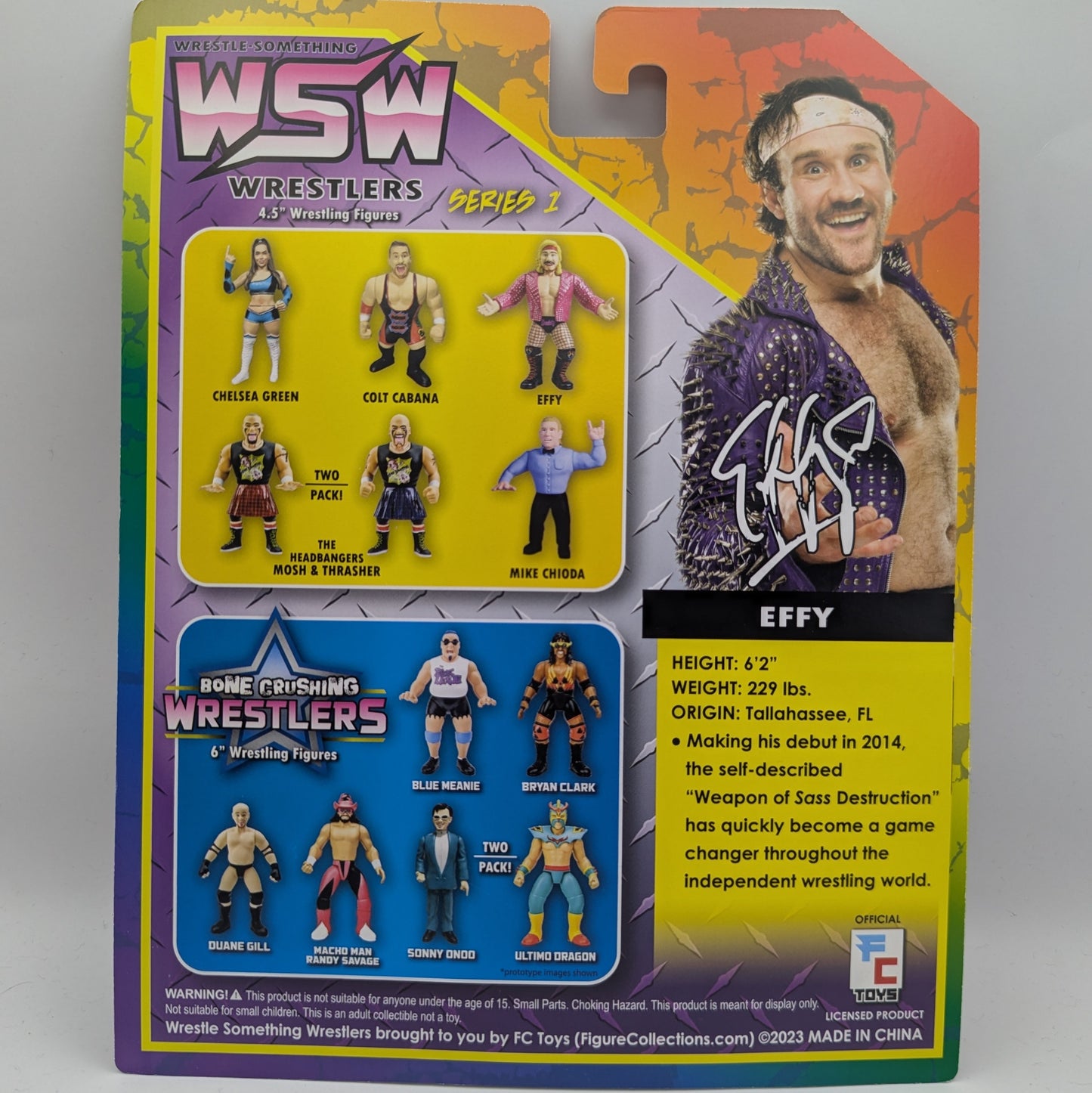 Figure Collections (FC) Wrestle Something Wrestlers 1 Effy