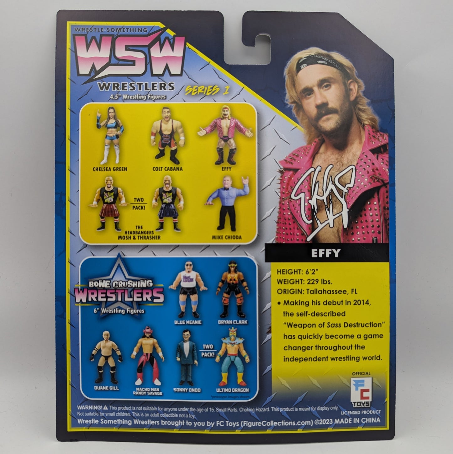 Figure Collections (FC) Wrestle Something Wrestlers 1 Effy