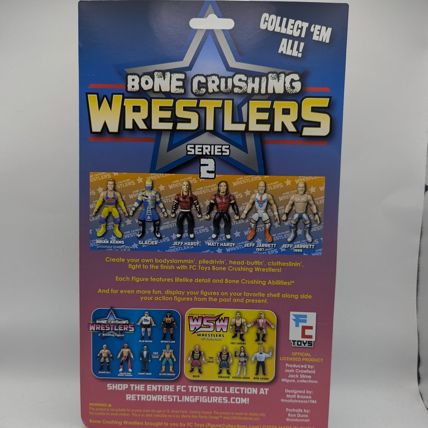 Figure Collections (FC) Bone Crushing Wrestlers (BCW) 2 Jeff Jarrett