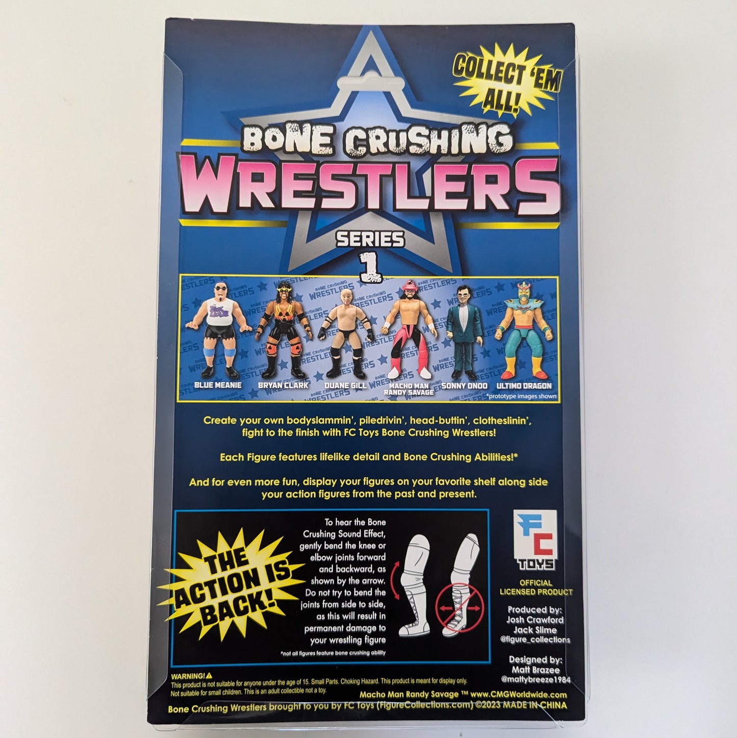 Figure Collections (FC) Bone Crushing Wrestlers (BCW) 1 Bryan Clark