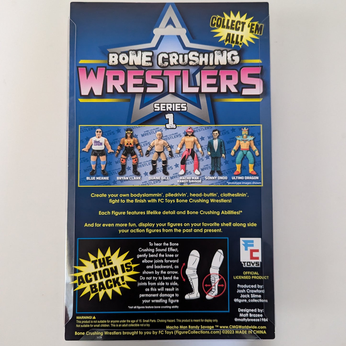 Figure Collections (FC) Bone Crushing Wrestlers (BCW) 1 Bryan Clark
