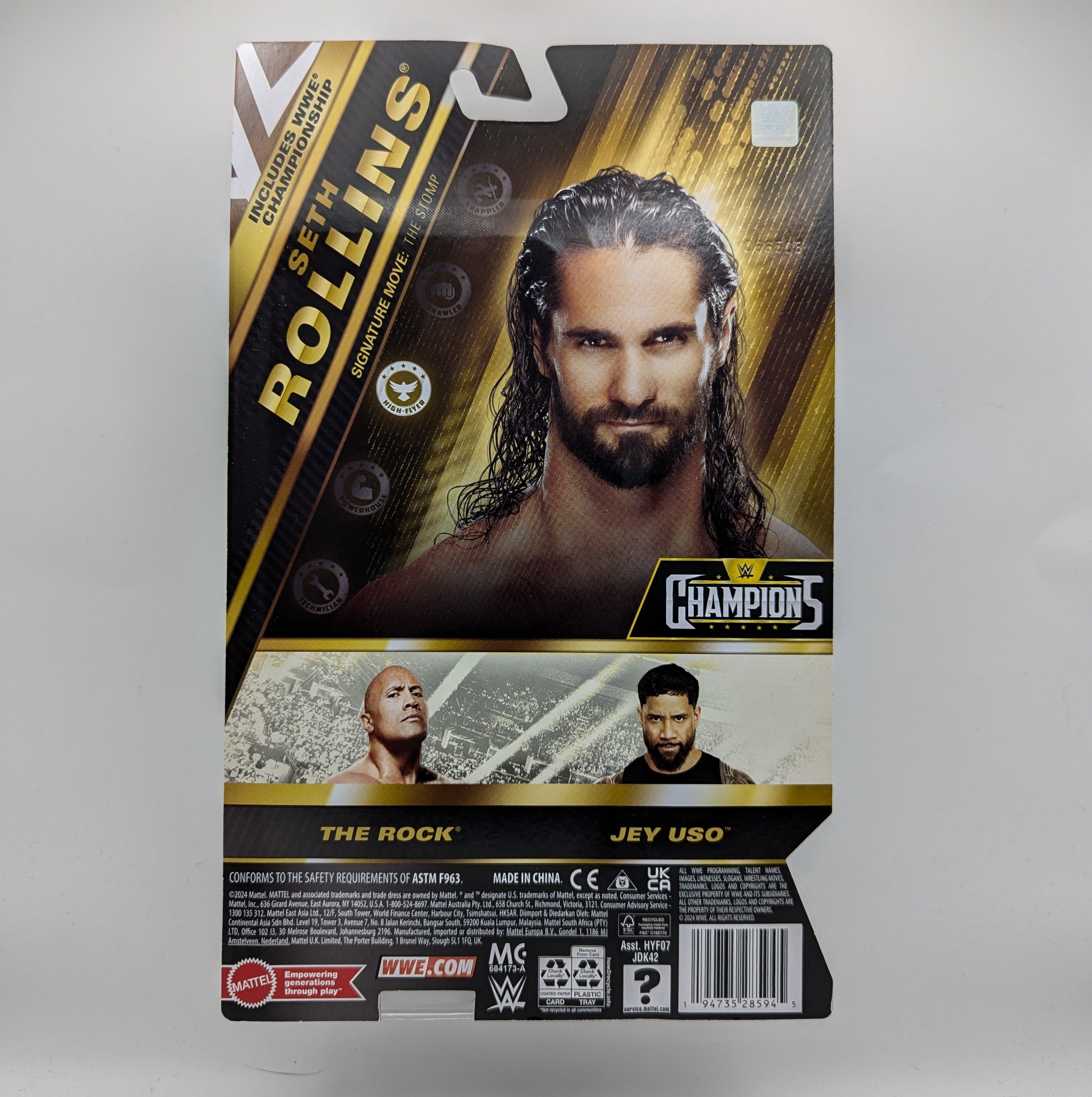 Main Event Champions Wave 5 Seth Rollins – J+J Figures