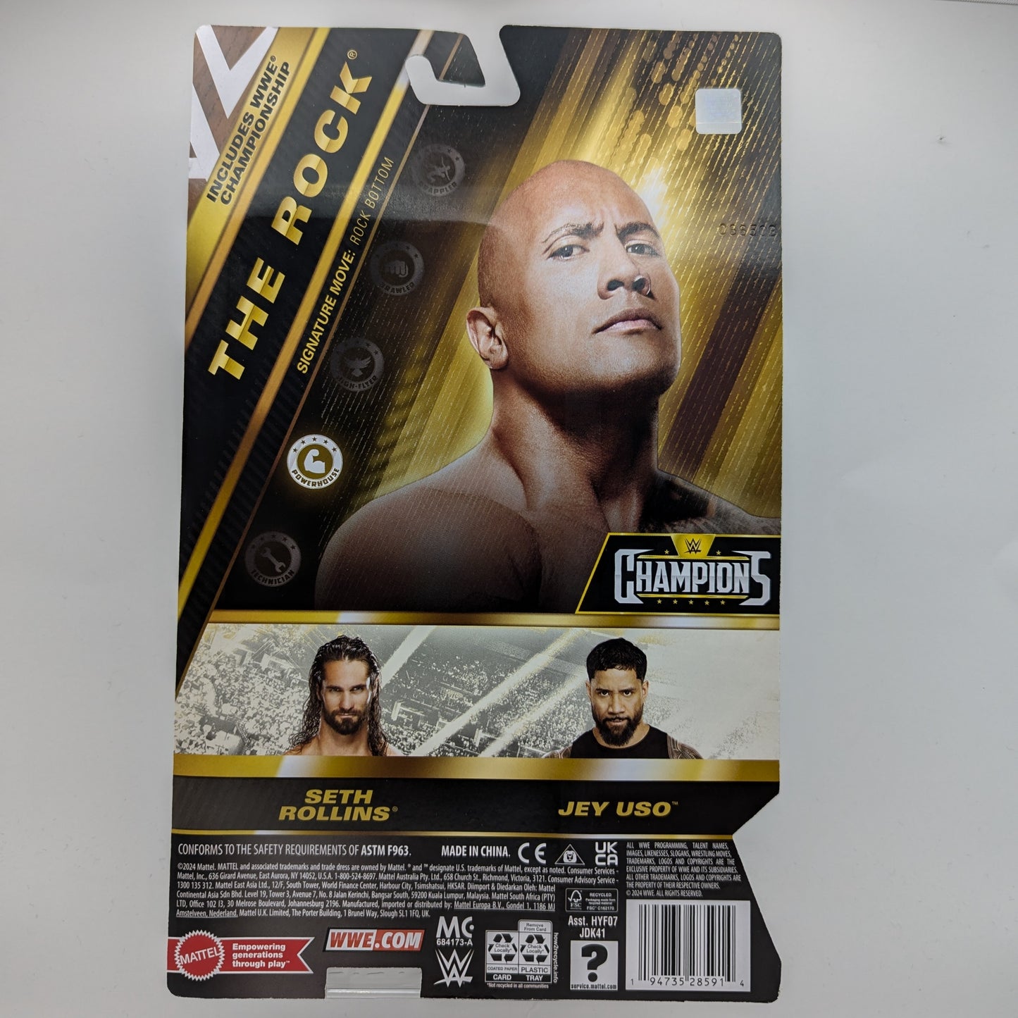 Main Event Champions Wave 5 The Rock