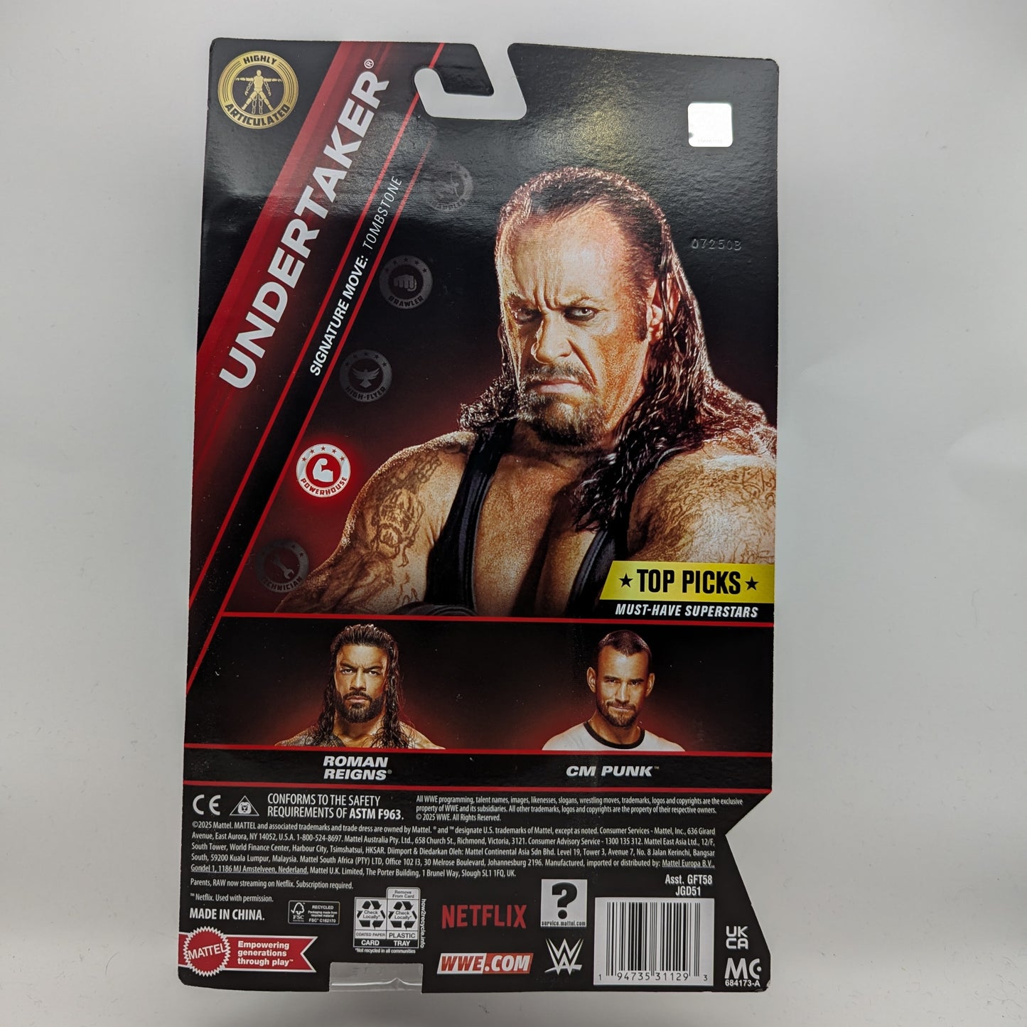 Main Event Top Picks 2025 Wave 3 The Undertaker