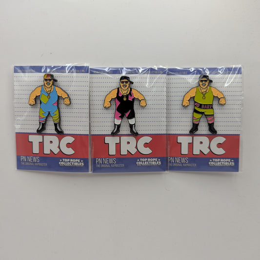 Top Rope Collectibles PN News 2in Enamel Pin