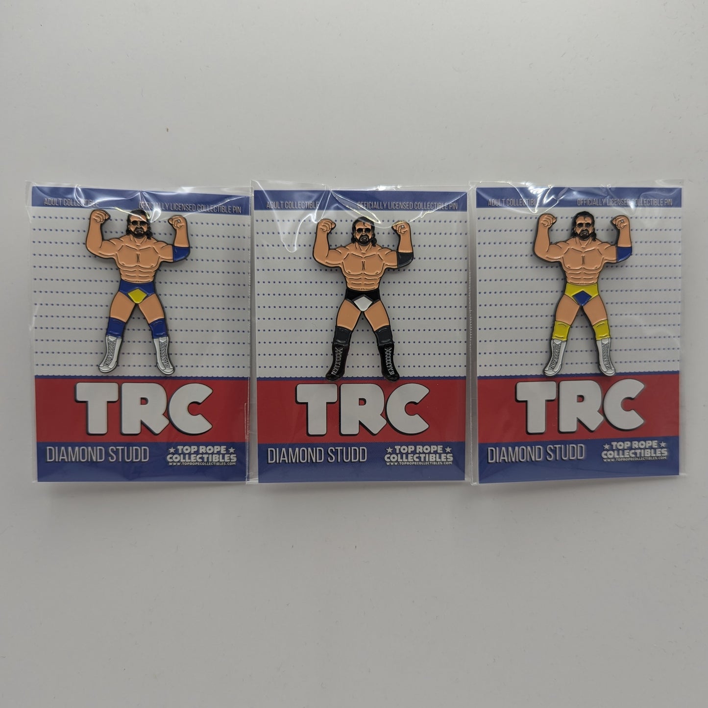 Top Rope Collectibles Diamond Studd 2in Enamel Pin