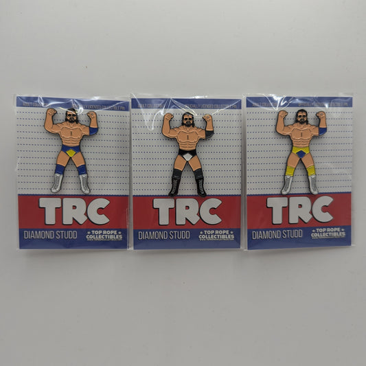 Top Rope Collectibles Diamond Studd 2in Enamel Pin