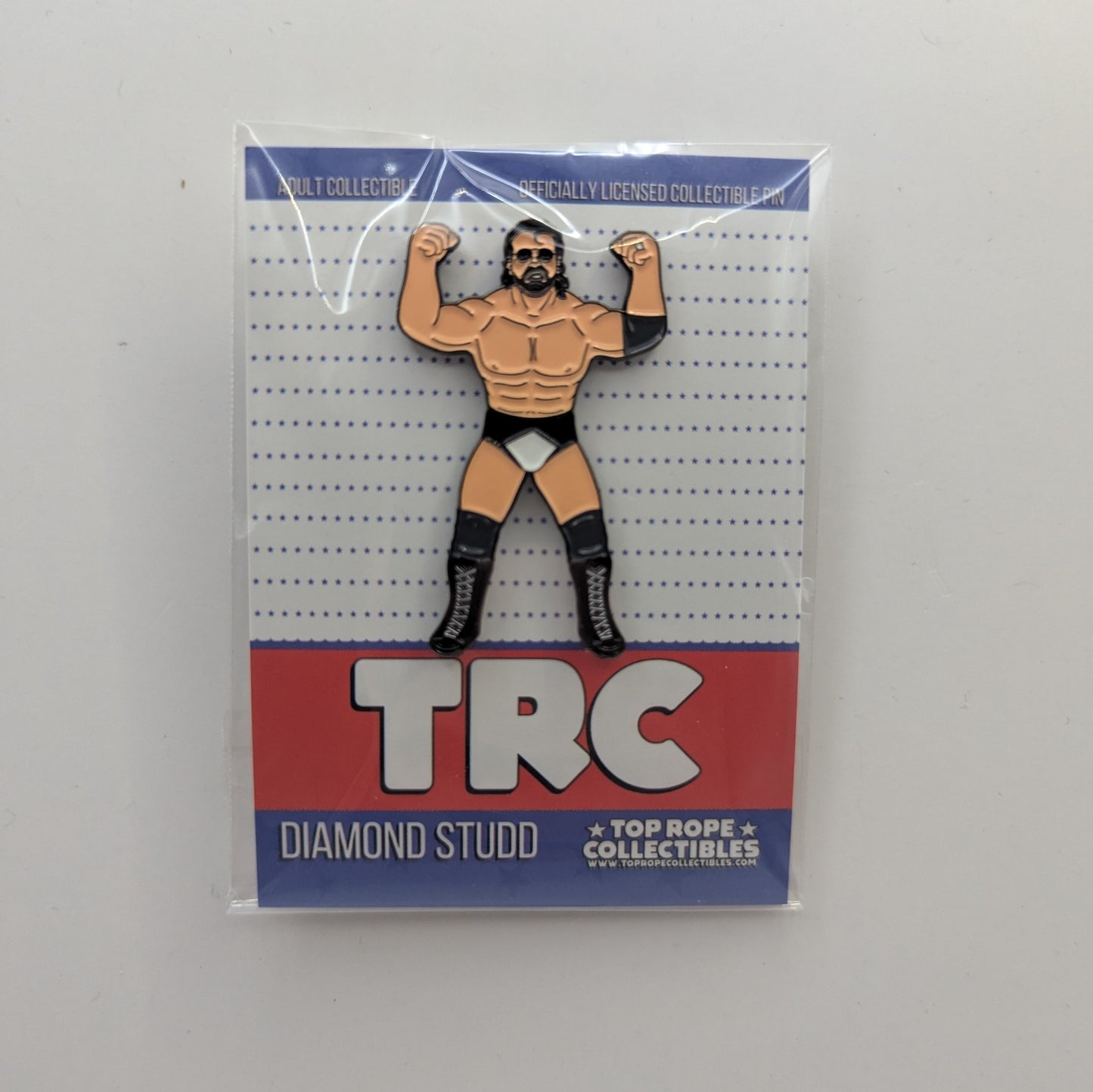 Top Rope Collectibles Diamond Studd 2in Enamel Pin