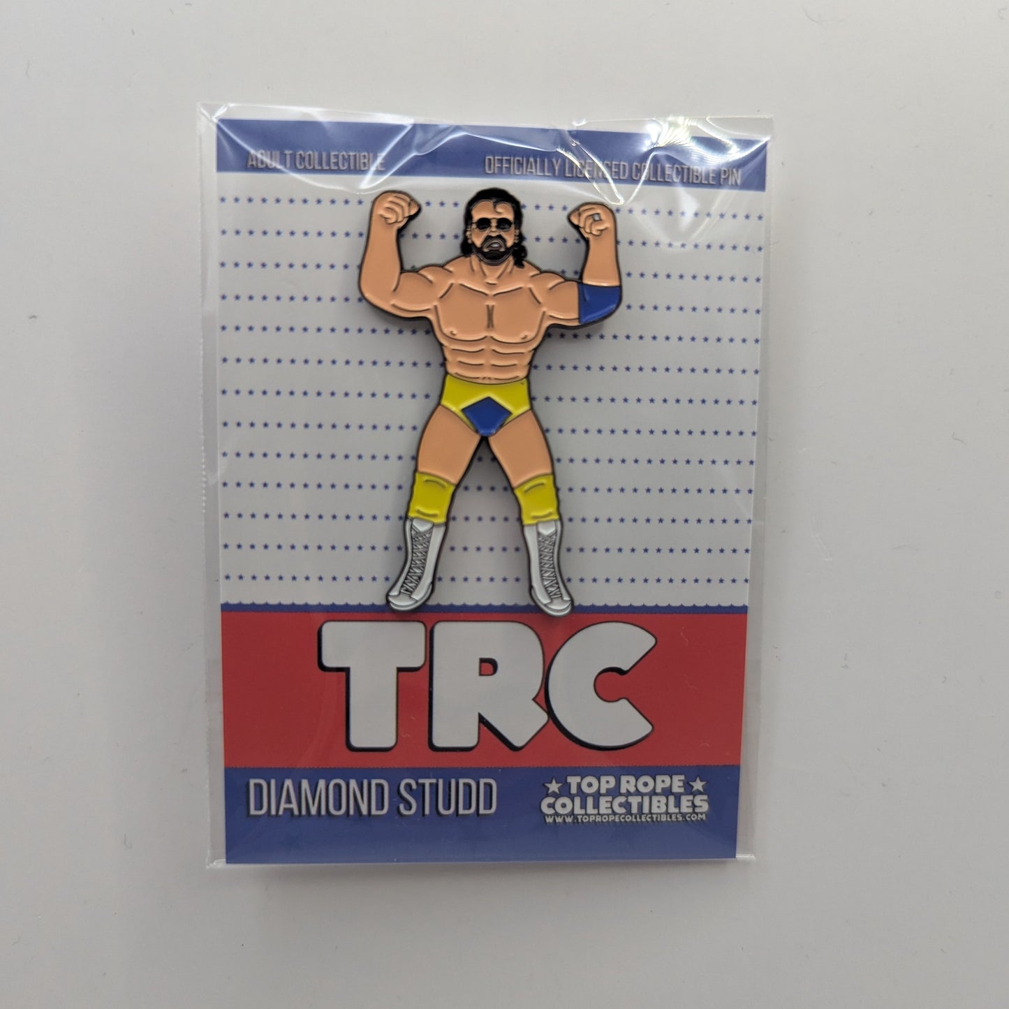 Top Rope Collectibles Diamond Studd 2in Enamel Pin