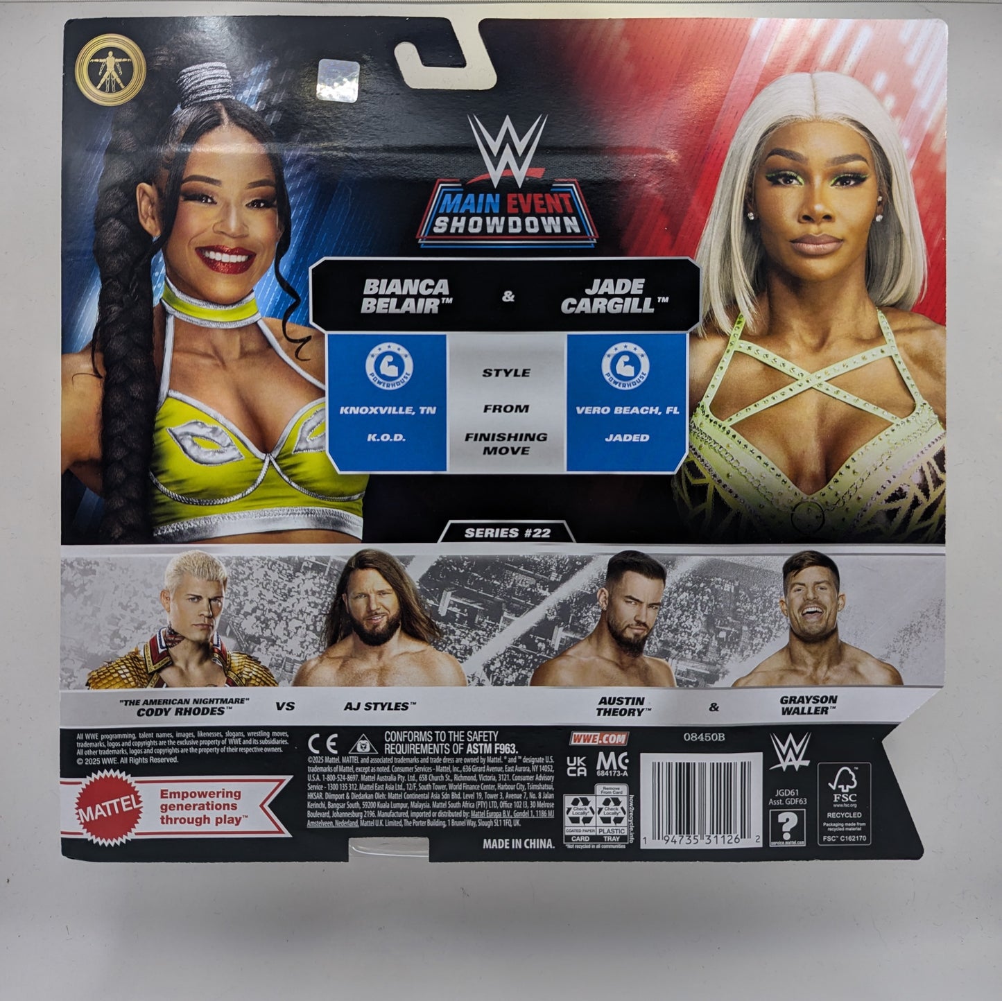 Main Event Showdown 22 Bianca Belair & Jade Cargill