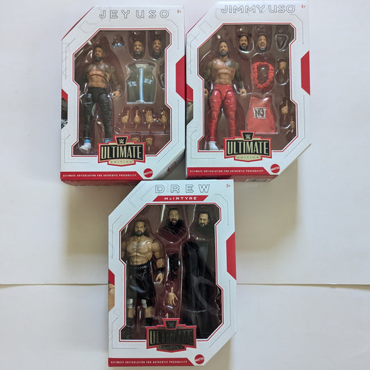 Ultimate Edition 26 - Set of 3 (Drew McIntyre, Jey Uso & Jimmy Uso)
