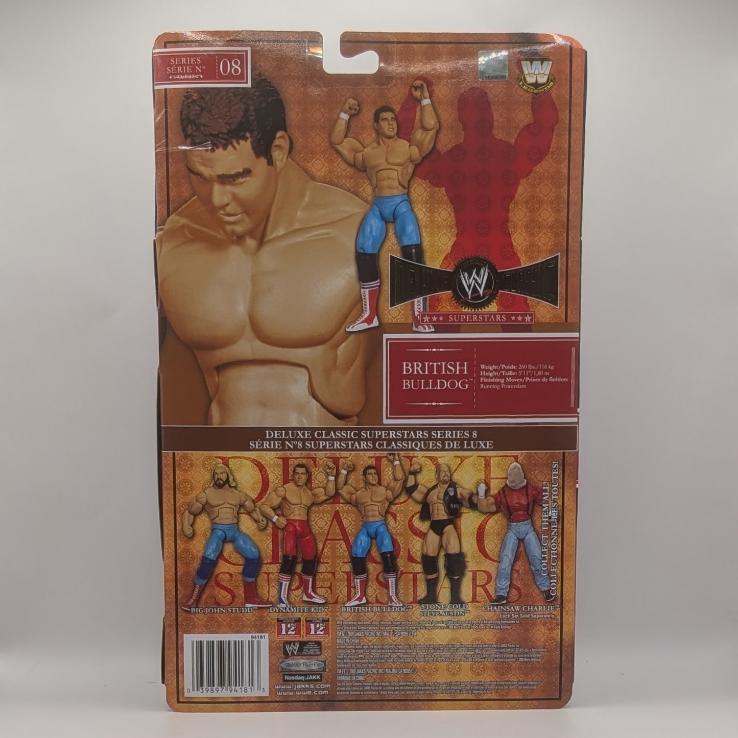 Deluxe Classic Superstars 8 The British Bulldogs (Dynamite Kid & Davey Boy Smith)
