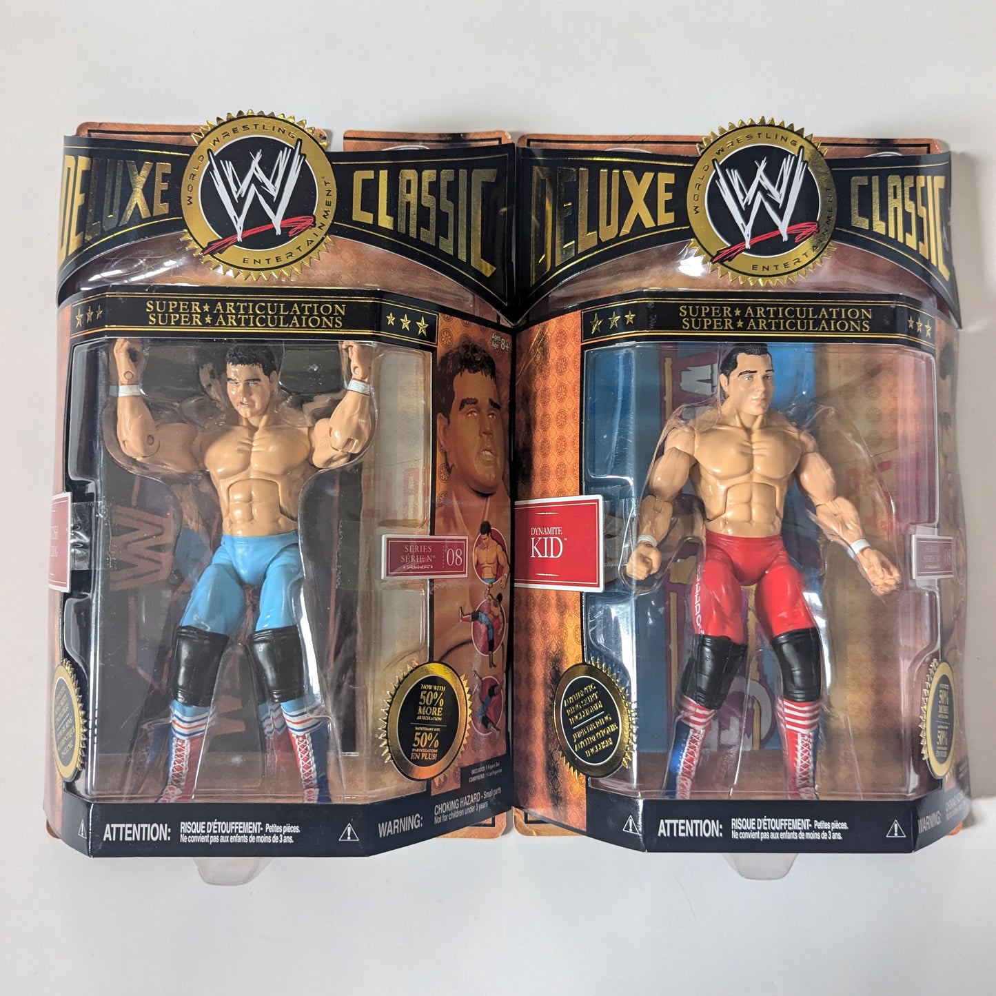 Deluxe Classic Superstars 8 The British Bulldogs (Dynamite Kid & Davey Boy Smith)