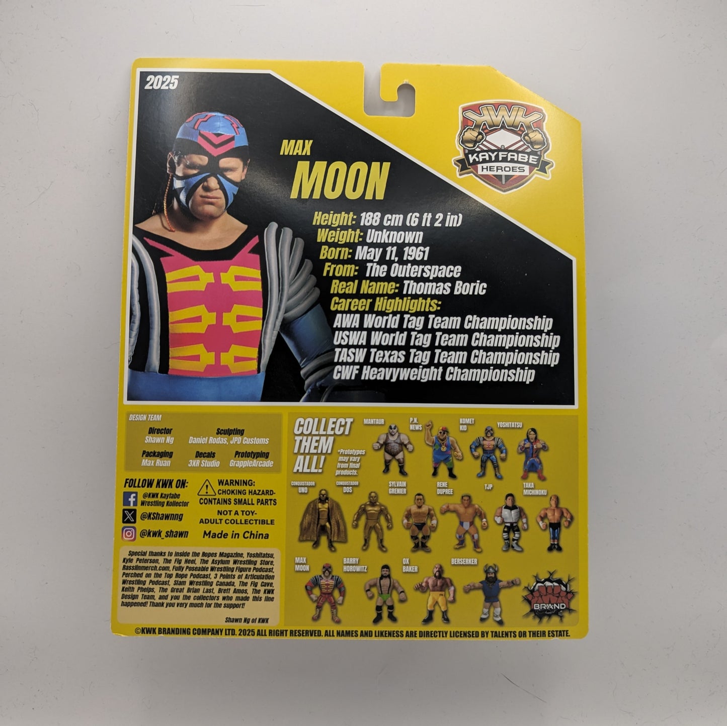 KWK 2025 Kayfabe Heroes Max Moon