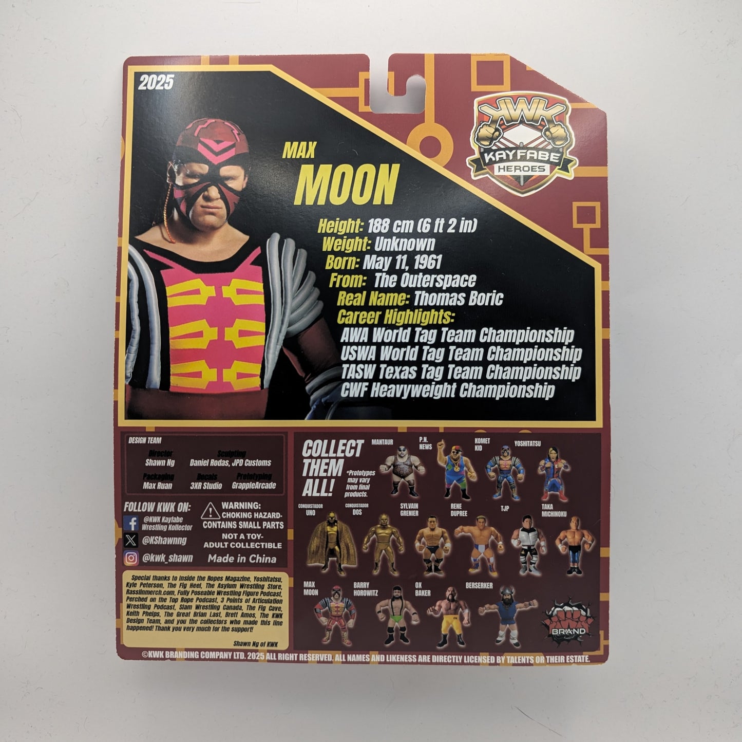 KWK 2025 Kayfabe Heroes Max Moon