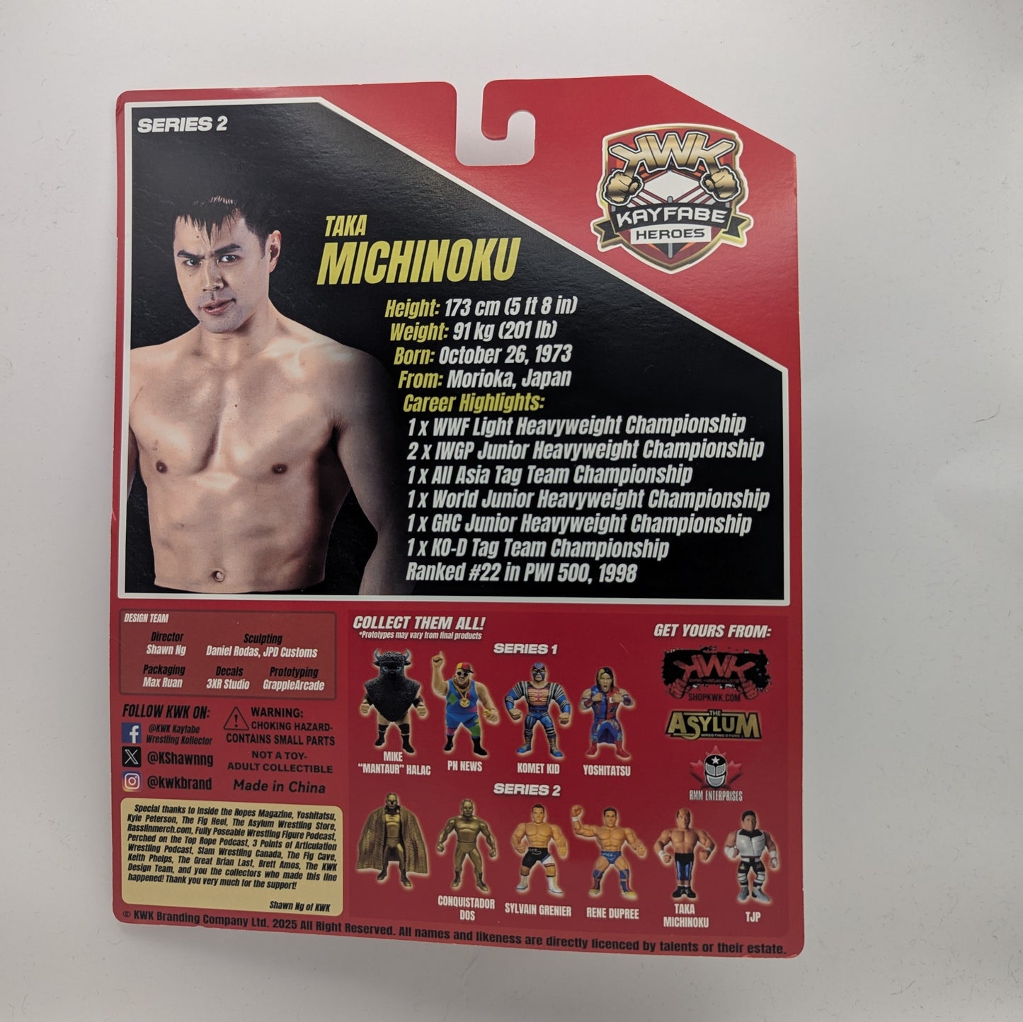 KWK Kayfabe Heroes 2 Taka Michinoku