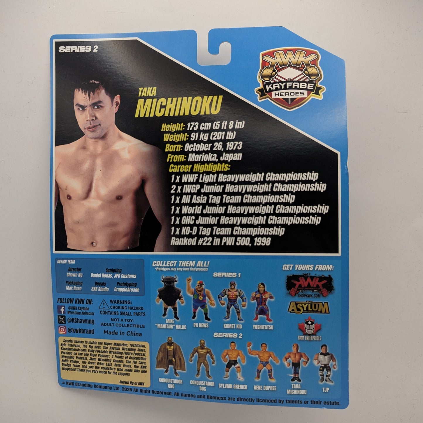 KWK Kayfabe Heroes 2 Taka Michinoku