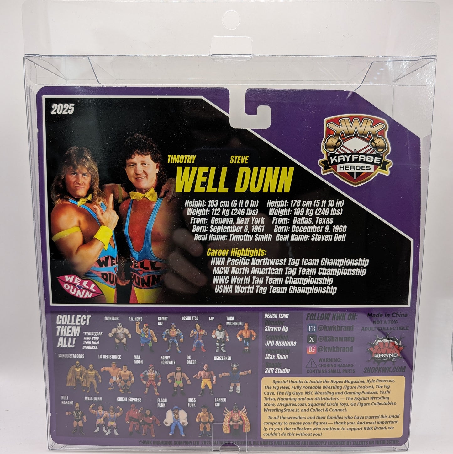 Katana Collectibles Retro-Style Tag Team Figure Defender / Protective Case