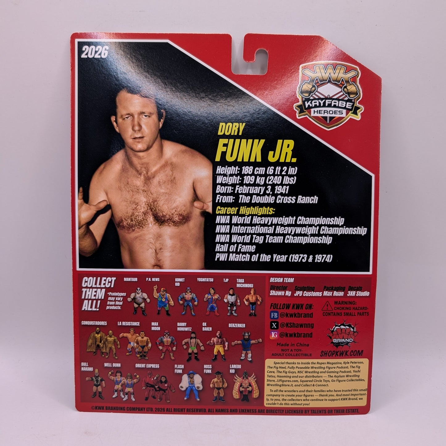 KWK 2026 Kayfabe Heroes Dory Funk Jr.