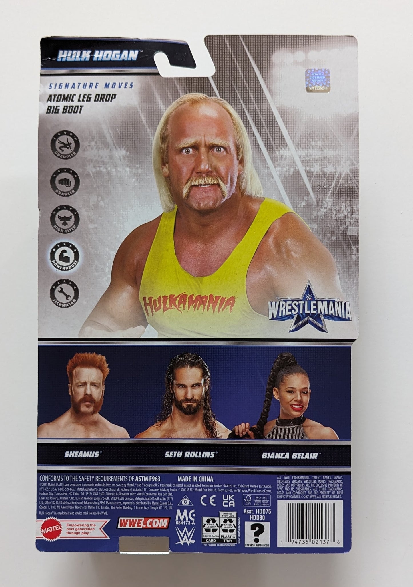 Basic Wrestlemania 38 Hulk Hogan