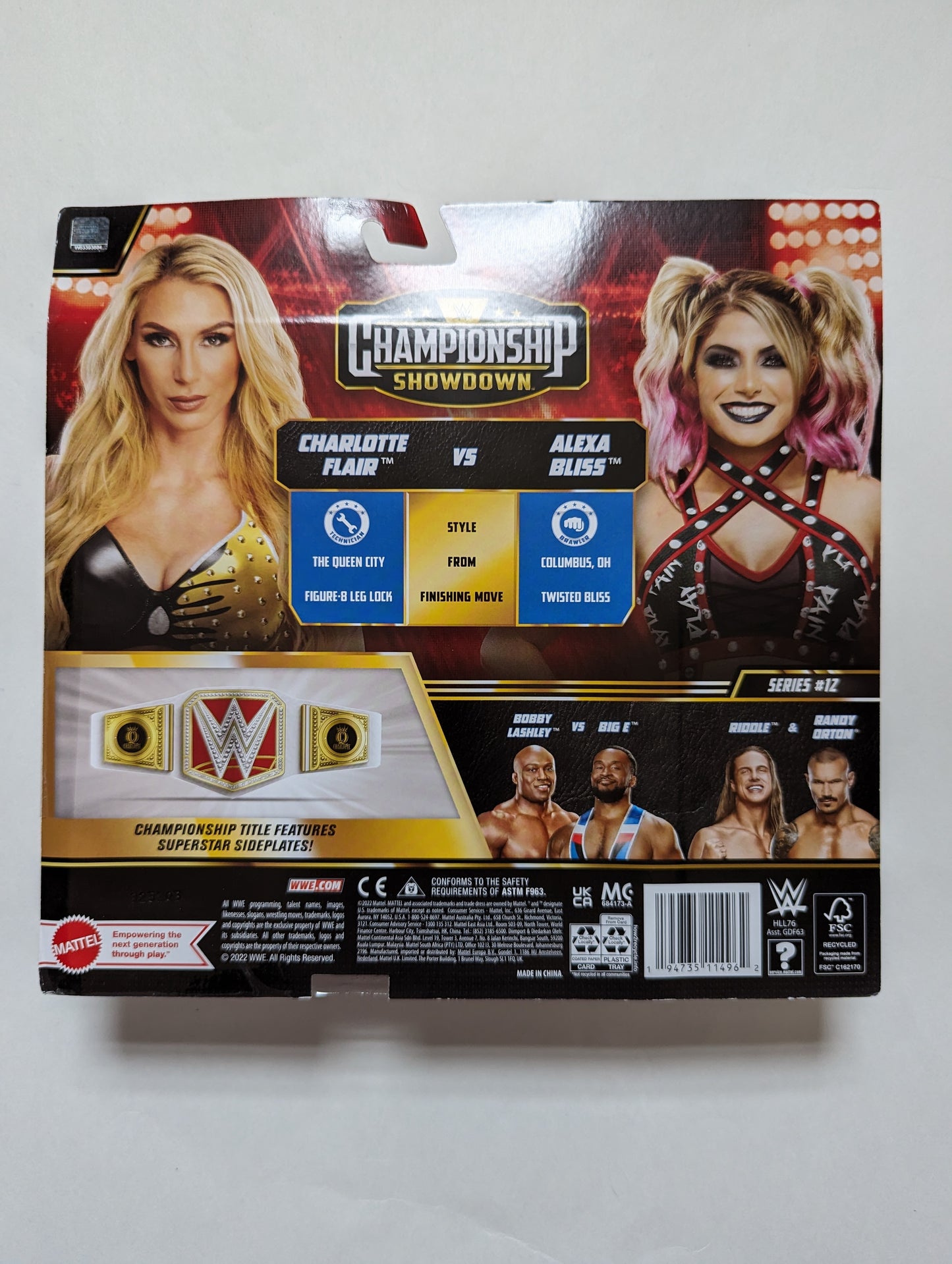 Championship Showdown 12 Charlotte Flair vs. Alexa Bliss