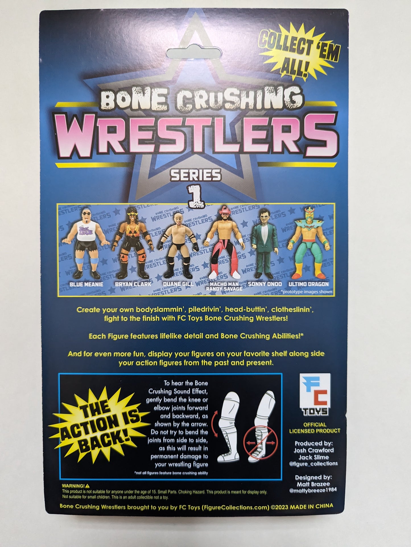 Figure Collections (FC) Bone Crushing Wrestlers (BCW) Bryan Clark