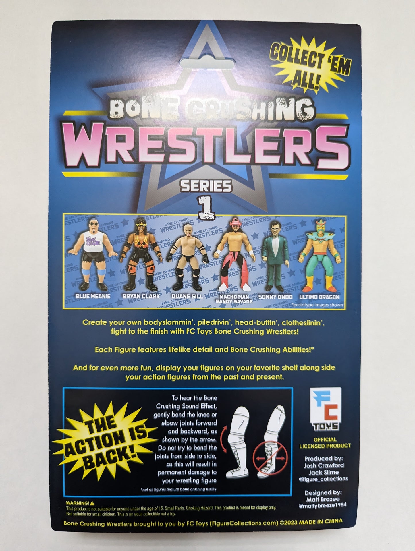 Figure Collections (FC) Bone Crushing Wrestlers (BCW) Bryan Clark