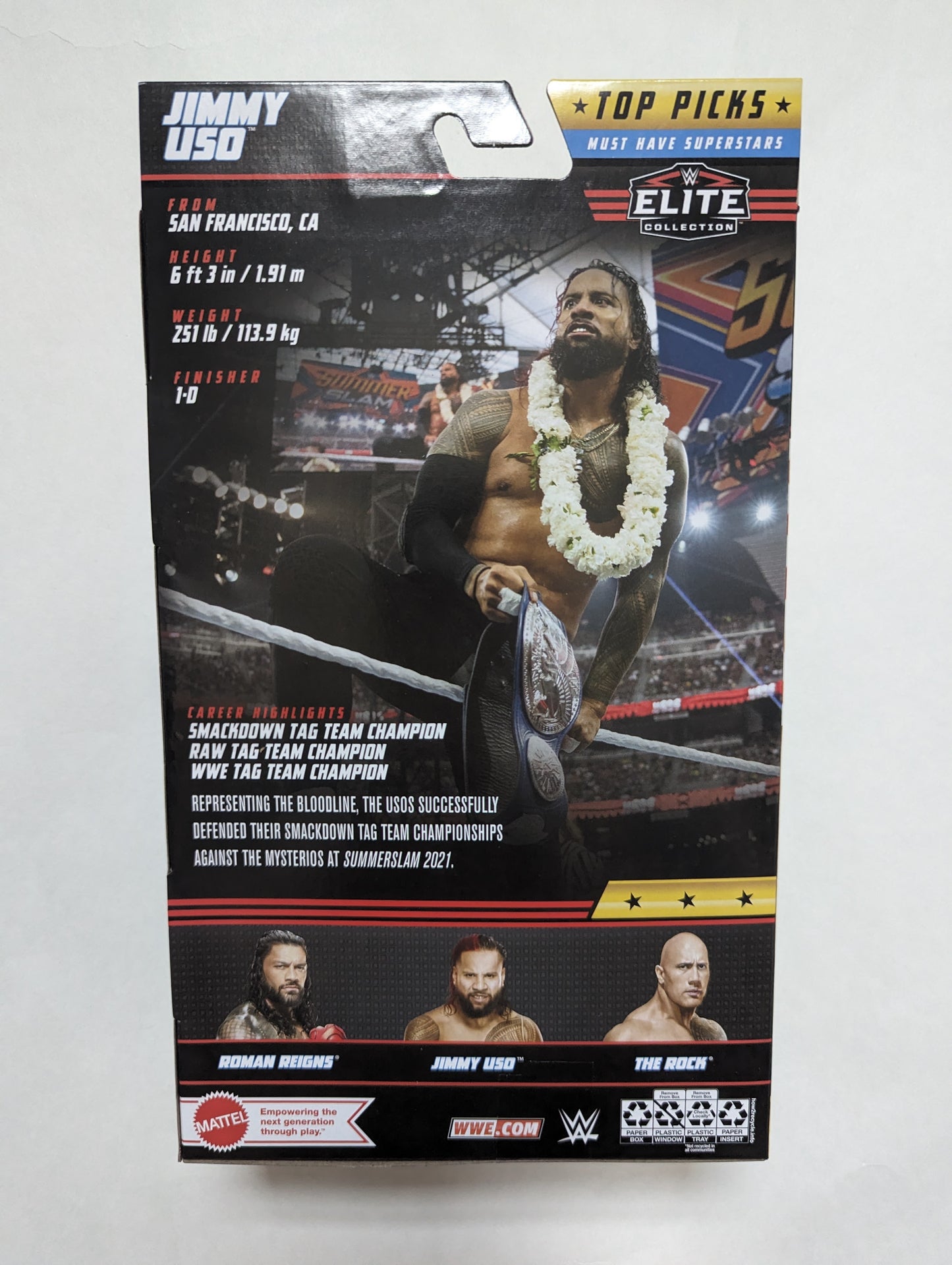 Elite Top Picks 2023 Jimmy Uso (Bloodline / The Usos)