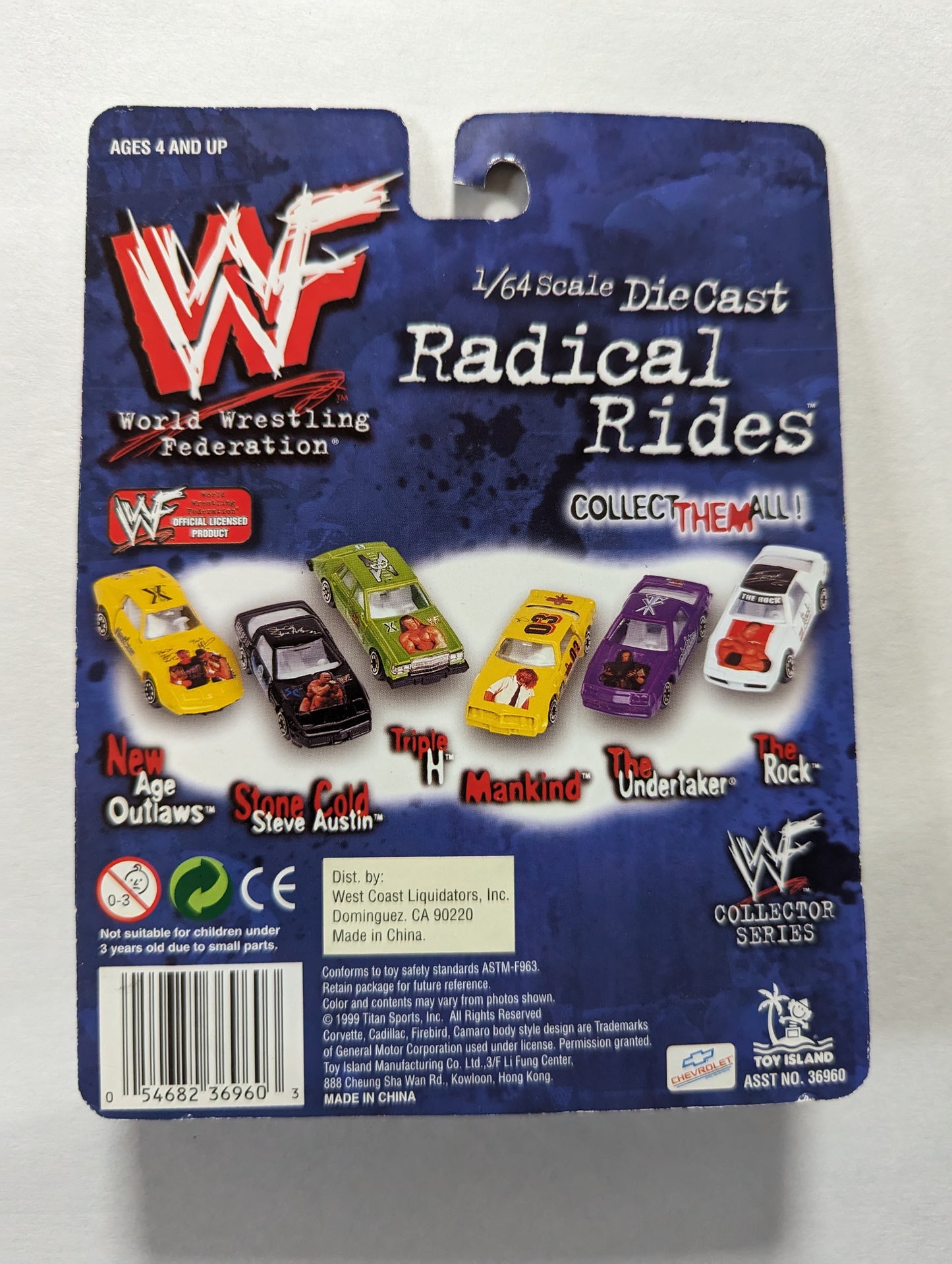 WWF Radical Rides The Rock (Diecast Car)