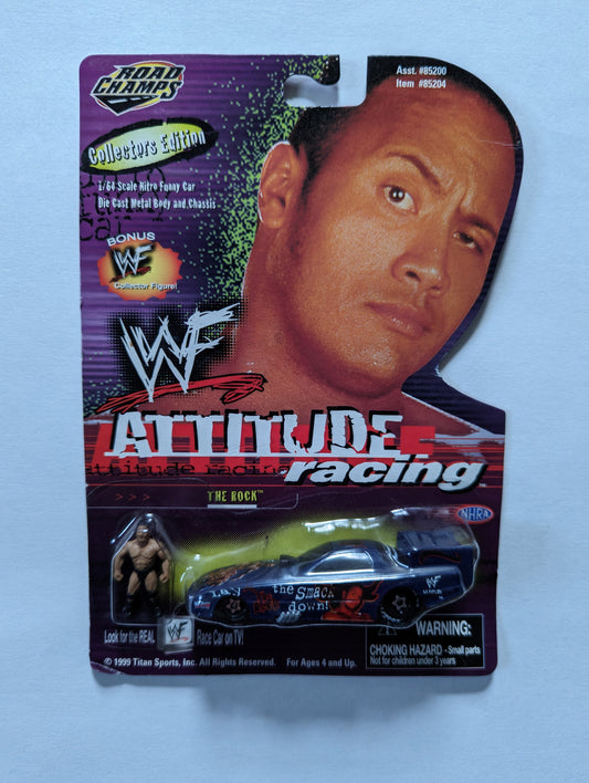 WWF Road Champions Attitude Racing The Rock (Diecast Car)