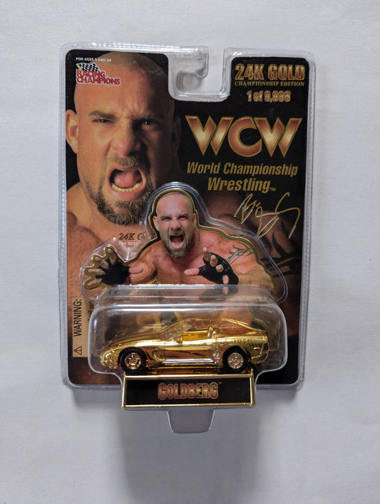 WCW Racing Champions Goldberg - 24k Gold (1 of 9,998)