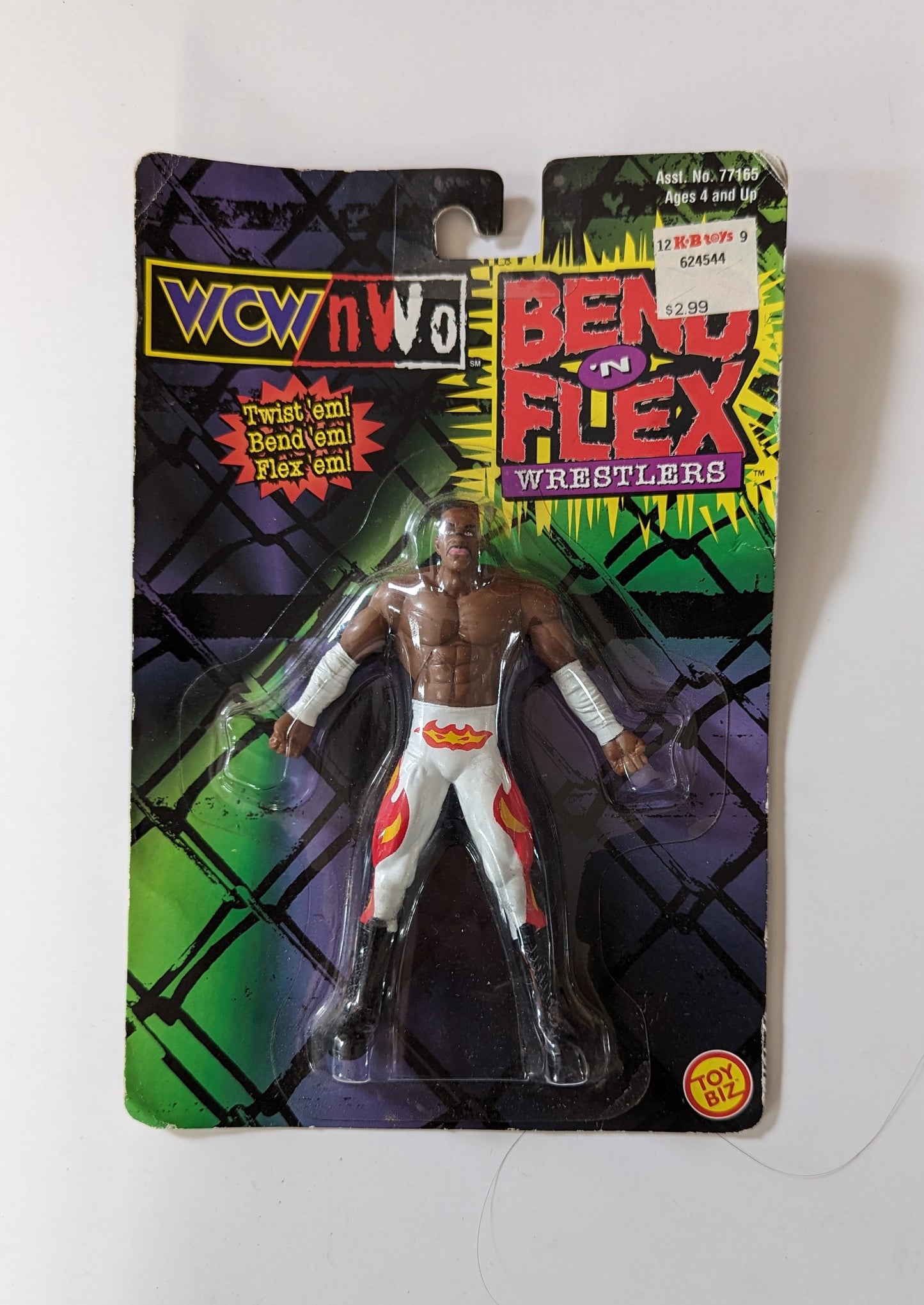 WCW Toybiz Bend 'N Flex Booker T