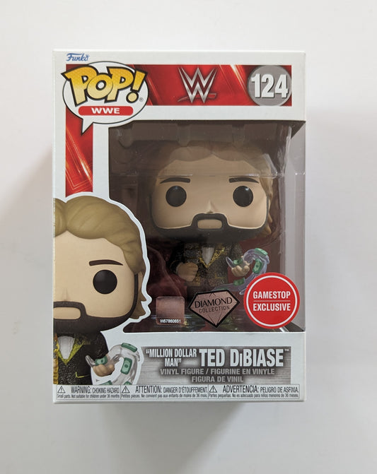 Funko Wrestling POP! GameStop Exclusive Ted Dibiase (#124) Diamond