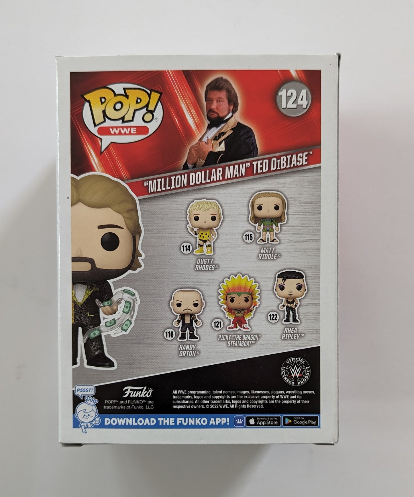 Funko Wrestling POP! GameStop Exclusive Ted Dibiase (#124) Diamond