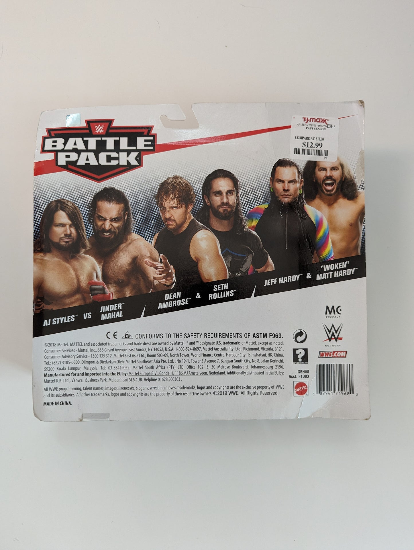 Battle Pack Series 59 AJ Styles vs. Jinder Mahal