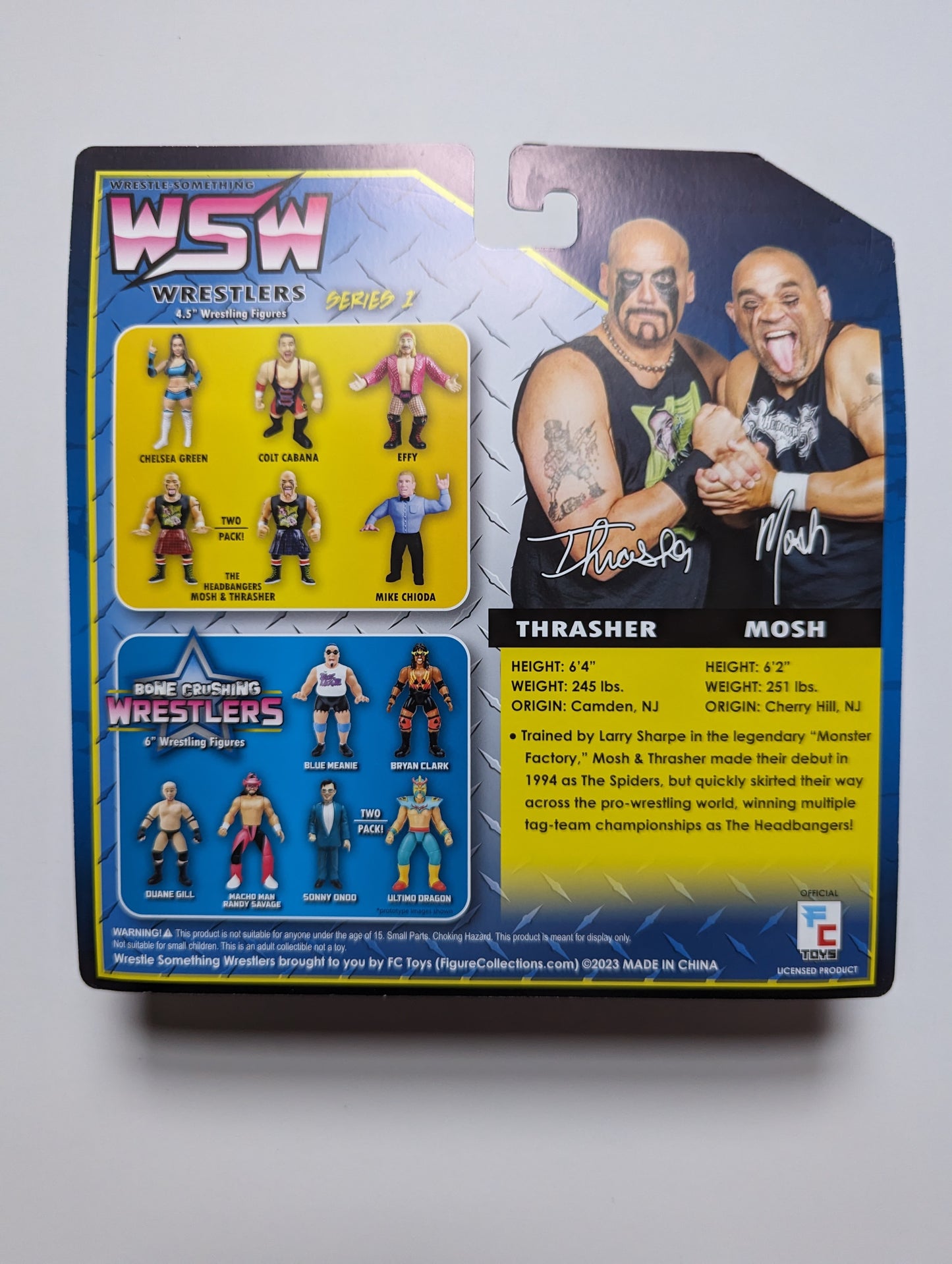 Figure Collections (FC) Wrestle Something Wrestlers 1 The Headbangers