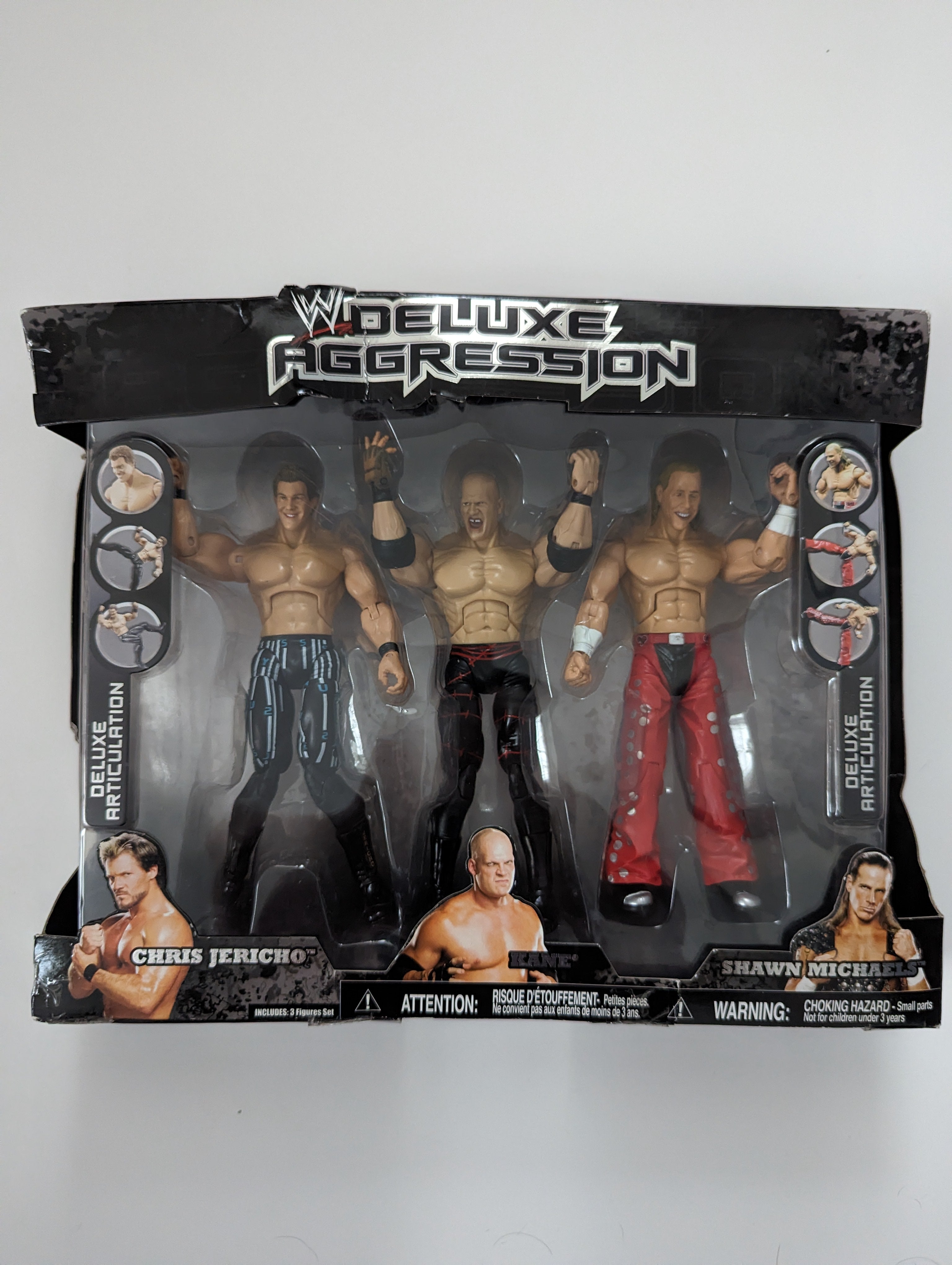 Deluxe Aggression Multi-Pack 6 Chris Jericho, Kane & Shawn Michaels