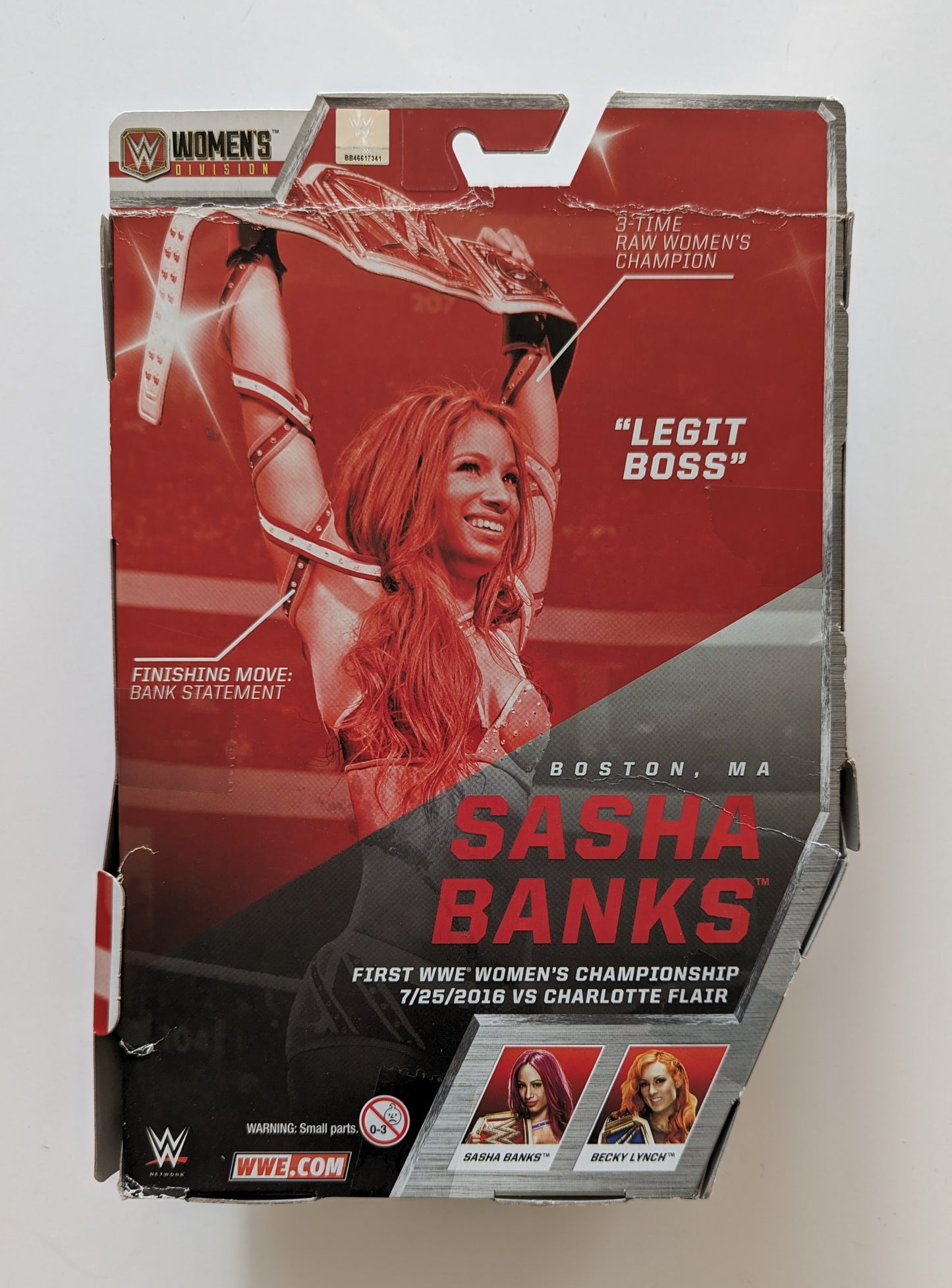 Elite Walgreens Exclusive (Women's Division) Sasha Banks J + J Figures