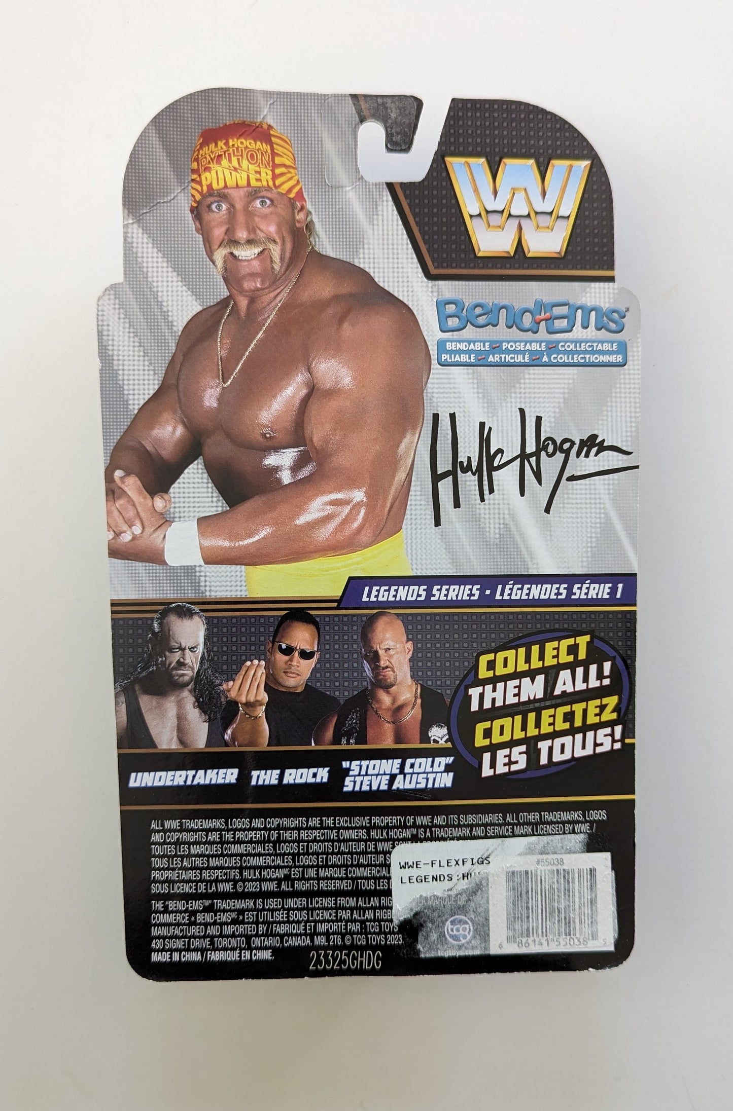 WWE & TCG Toys Bend 'Ems 1 Hulk Hogan